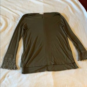 Altar’d State Dark Green Long Sleeve